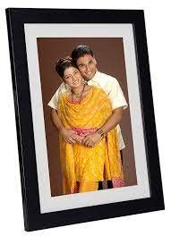 Black 6×8 inch Wooden Photo Frame